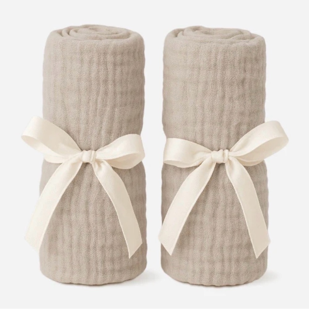 Newton Bassinet & Bedside Sleeper Sheets- Sand (Set of 2)